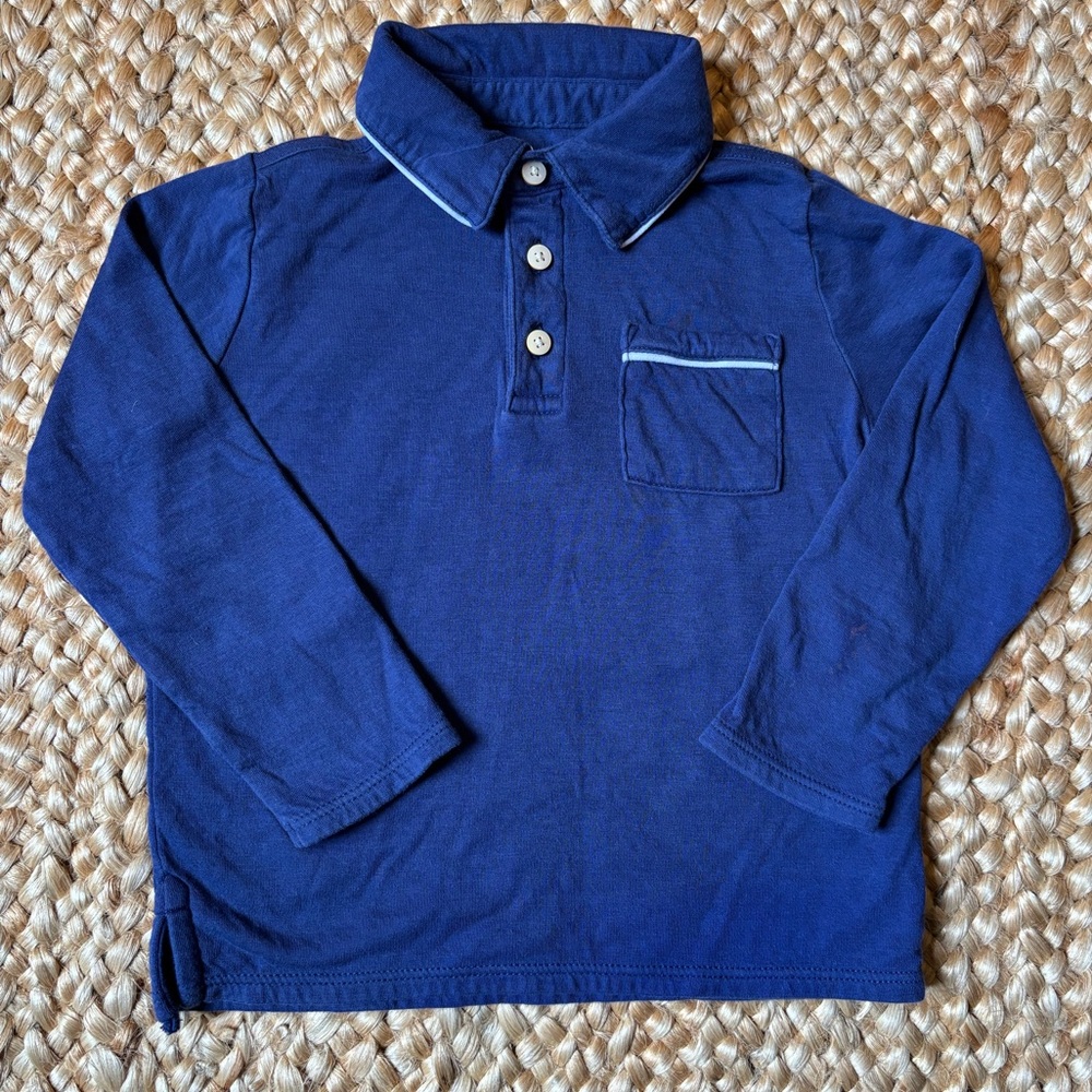 Oso & Me - Parker polo long sleeve navy blue - 4